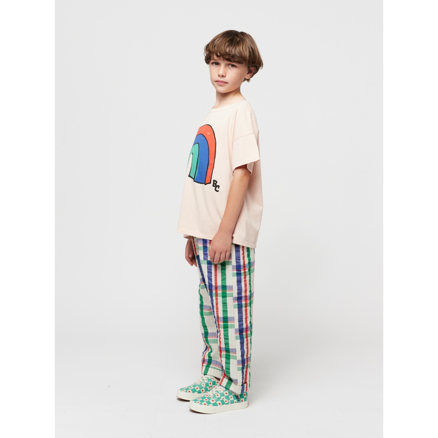 POUPONS / BOBO CHOSES Madras Checks woven pants