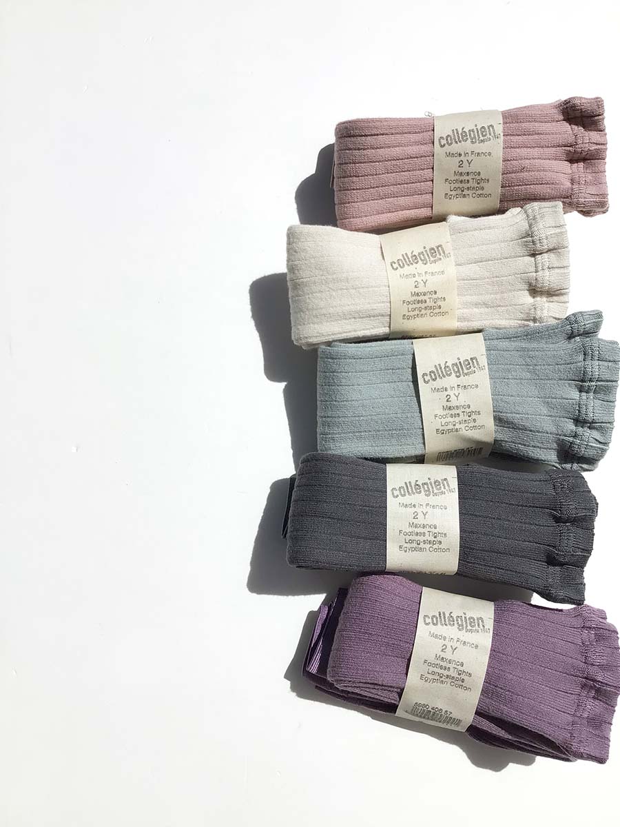 POUPONS / collegien Maxence Footless Tights(パープル)