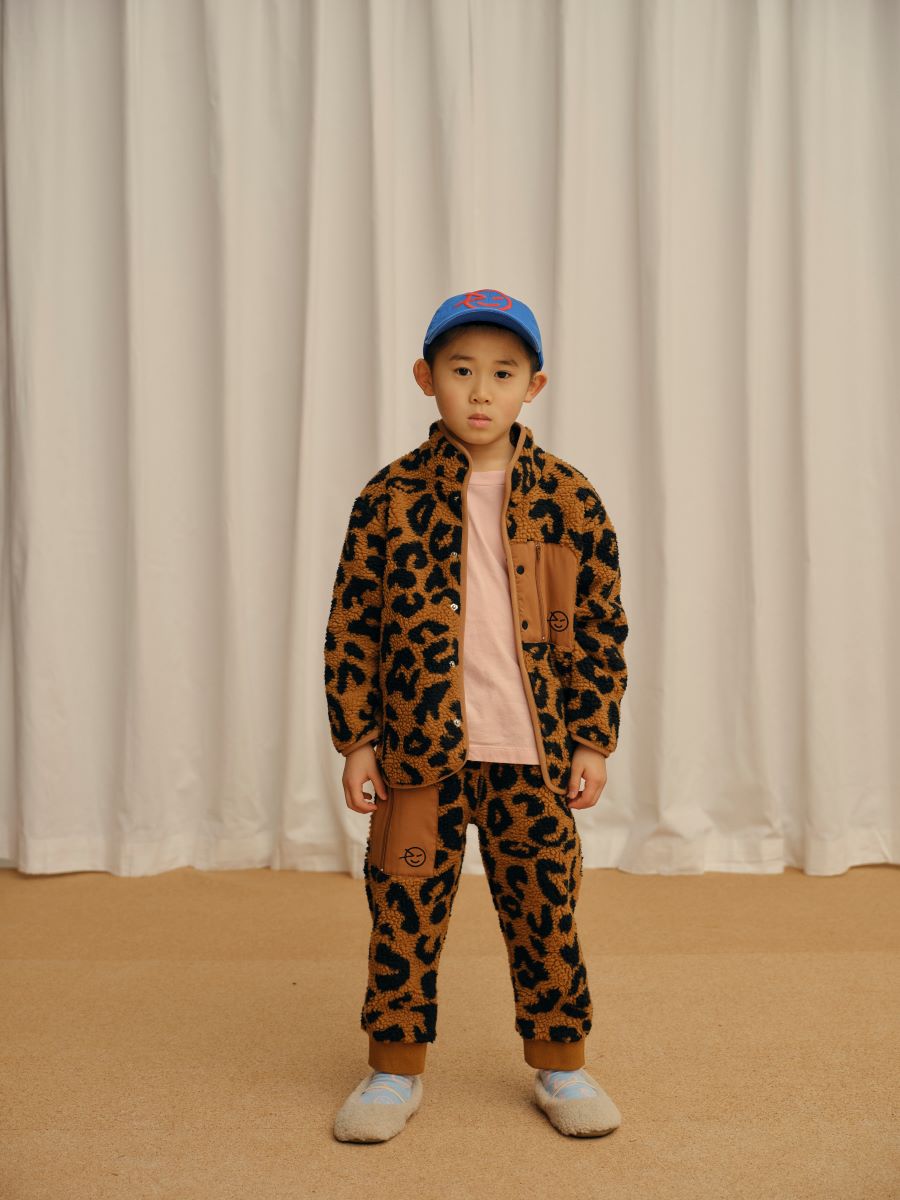 POUPONS / wynken LEOPARD JACKET (TAN LEOPARD)