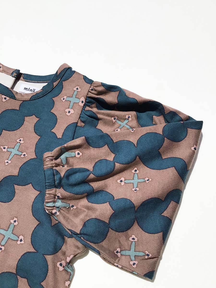 POUPONS / minaperhonen snow diamond カットソー(brown)