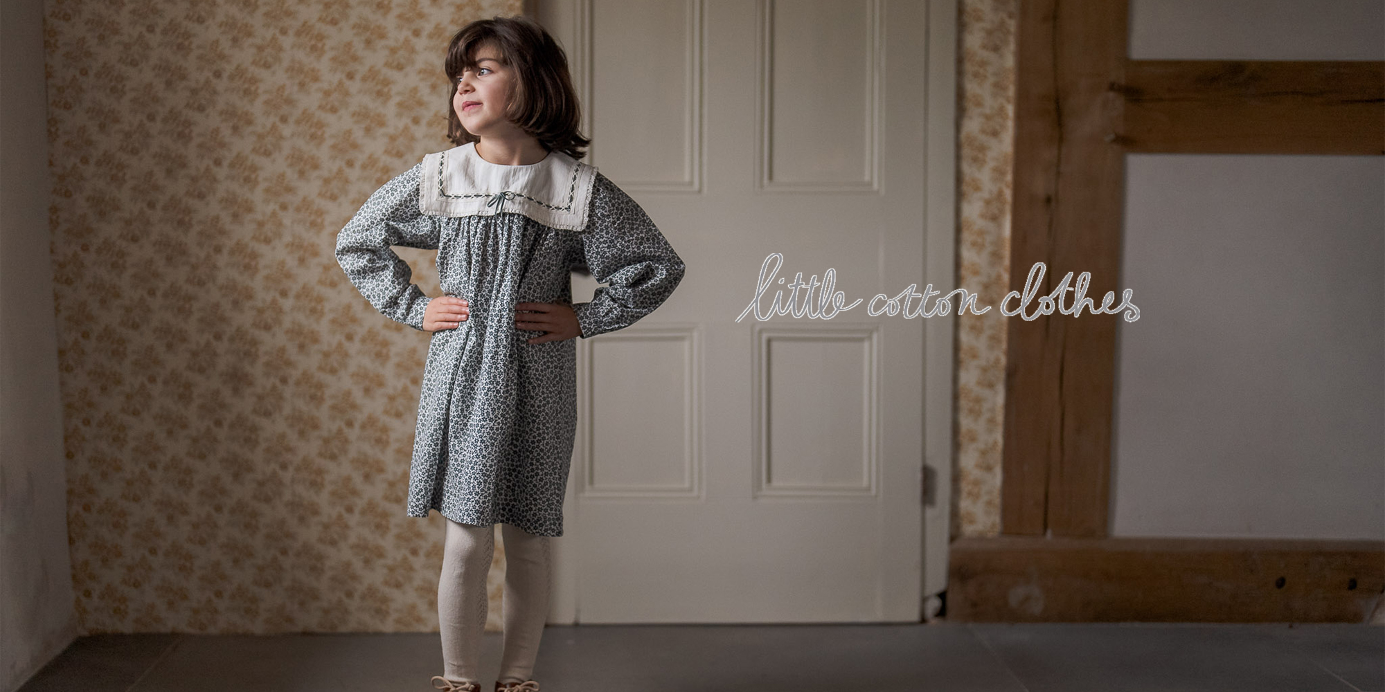 little Cotton cotton clothes 3-4y ワンピース